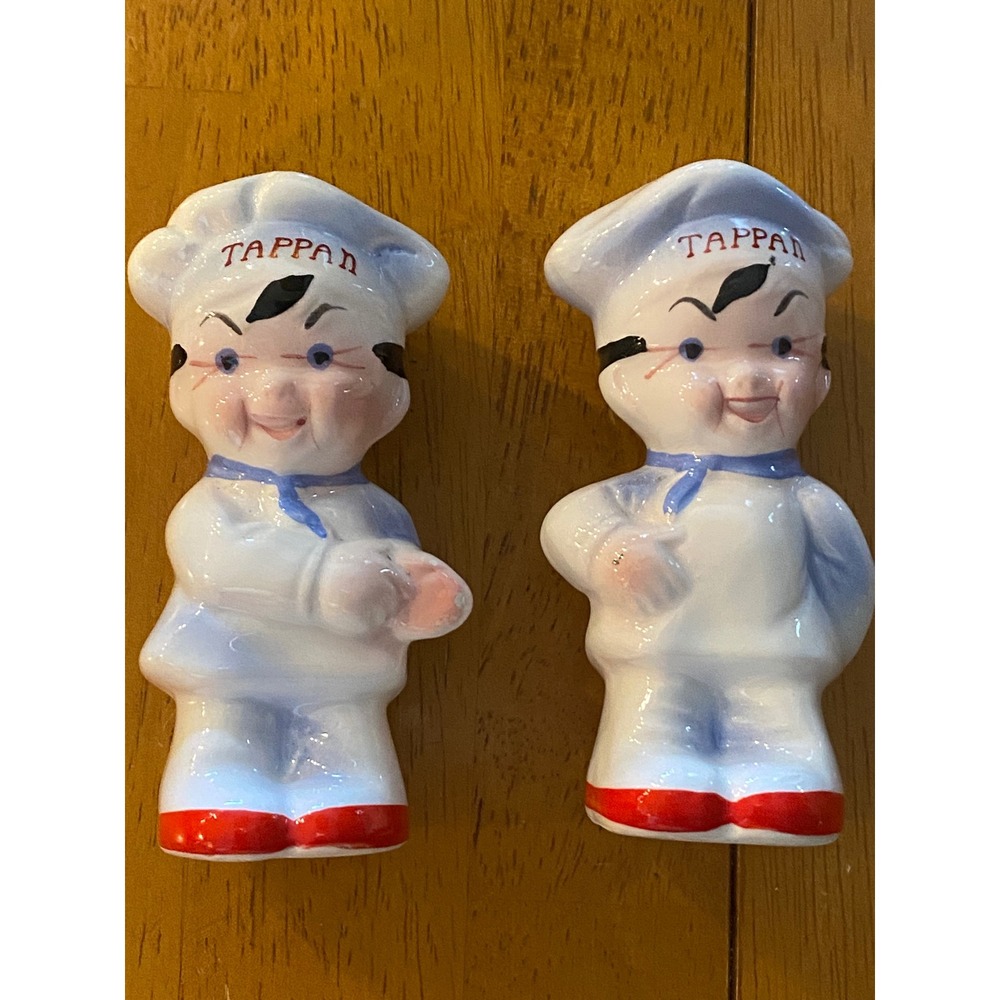Tappan Salt and Pepper Shakers Good Vintage Little Chef Mascot Collectibles